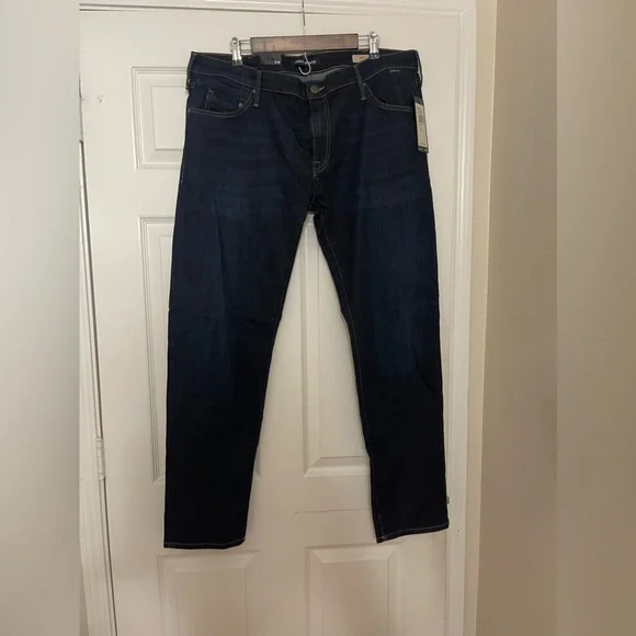 Mavi jake rinse brushed williamsburg jeans